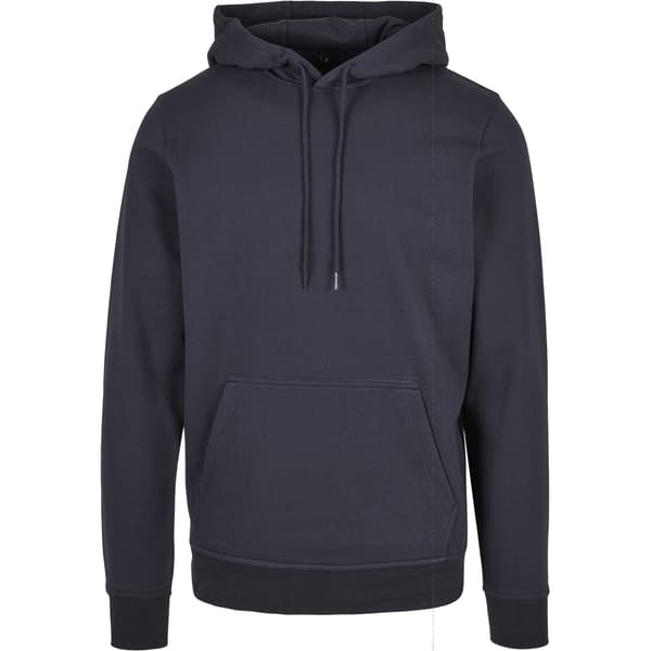Build Your Brand Basic Hoodie för män S Navy Navy S