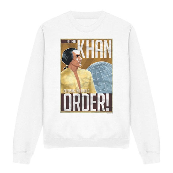 Star Trek Unisex Vuxen World Order Sweatshirt L Vit White L