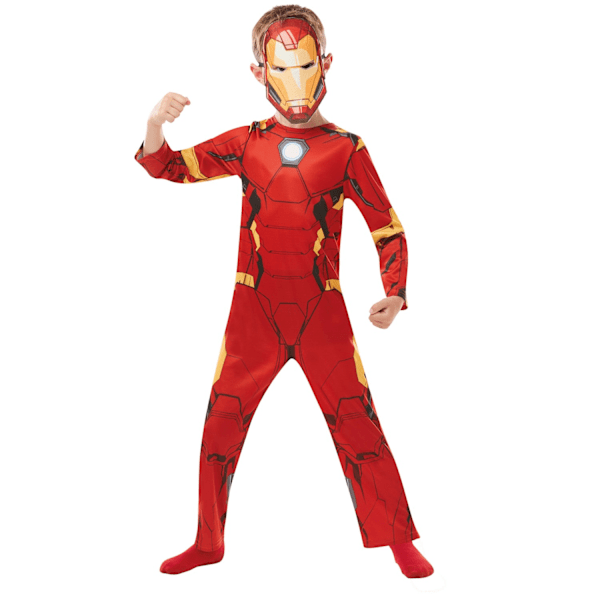 Iron Man Barn/Barnkostym 2-3 År Röd Red 2-3 Years