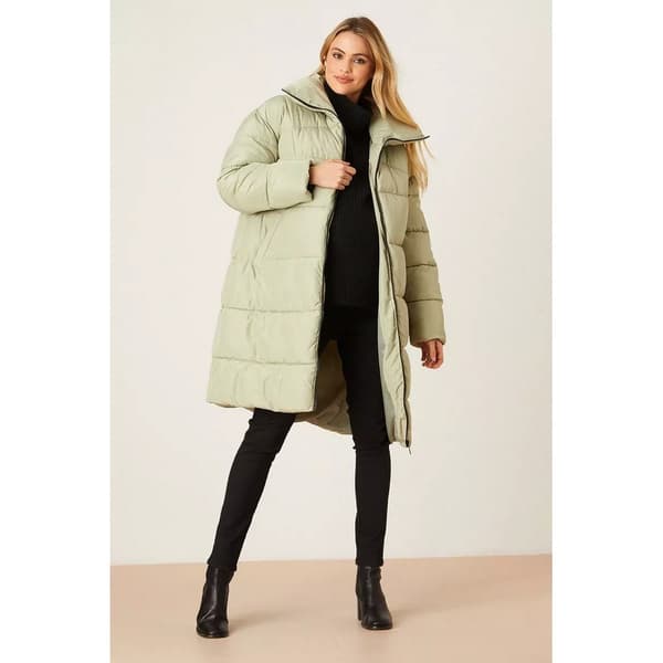 Dorothy Perkins Dam/Dam Lång Vadderad Maternity Kappa M Sage M