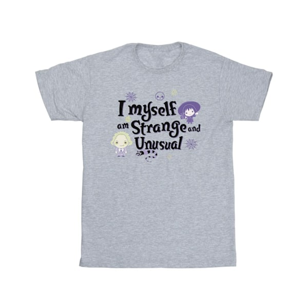 Beetlejuice Herr T-shirt Strange And Unusual L Sportgrå Sports Grey L