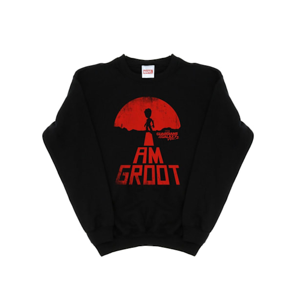 Marvel Boys Guardians Of The Galaxy I Am Groot Röd Sweatshirt 1 Black 12-13 Years