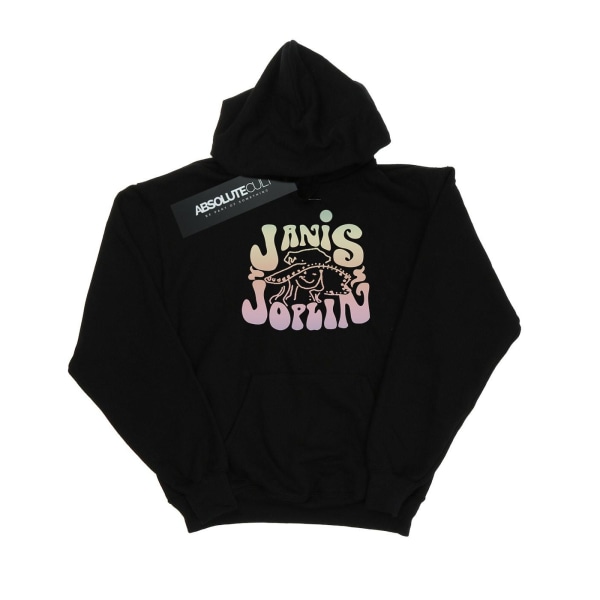 Janis Joplin Herr Pastel Logo Hoodie 5XL Svart Black 5XL