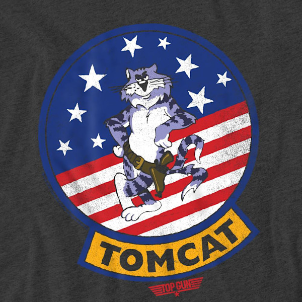 Top Gun Unisex Vuxen Tomcat Sigil T-Shirt XXL Kolgrå Charcoal XXL