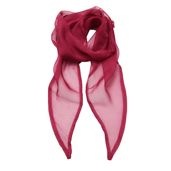 Premier Dam/Kvinnors Arbets Chiffon Formell Scarf En Storlek Hot Pi Hot Pink One Size