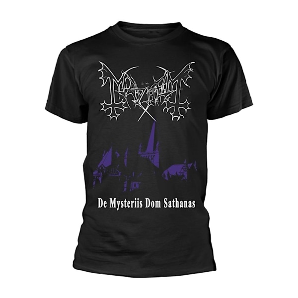 Mayhem Unisex Adult De Mysteriis Dom Sathanas T-shirt XXL Svart Black XXL