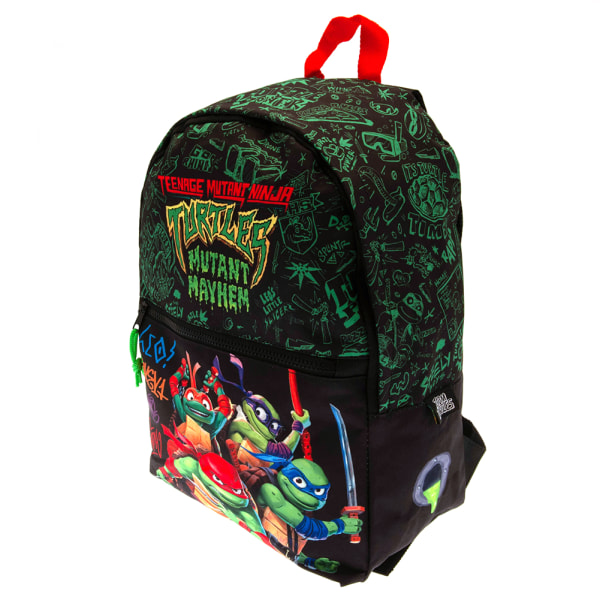 Teenage Mutant Ninja Turtles: Mutant Mayhem Turtles Backpack On Black/Green/Orange One Size