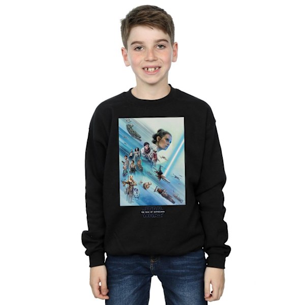 Star Wars: The Rise of Skywalker Boys Resistance Poster Sweatshirt Black 12-13 Years