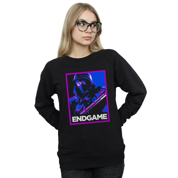 Marvel Womens/Ladies Avengers Endgame Ronin Poster Sweatshirt S Black S