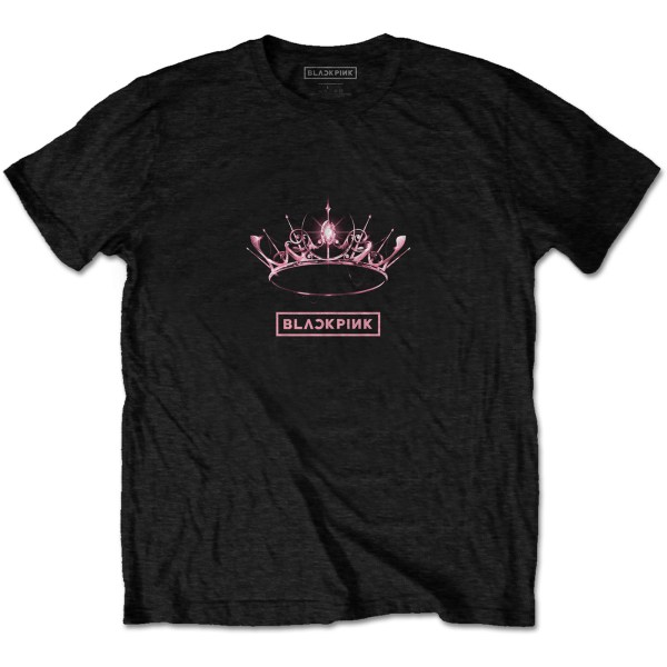 SvartRosa Unisex Vuxen The Album Crown T-Shirt XXL Svart Black XXL