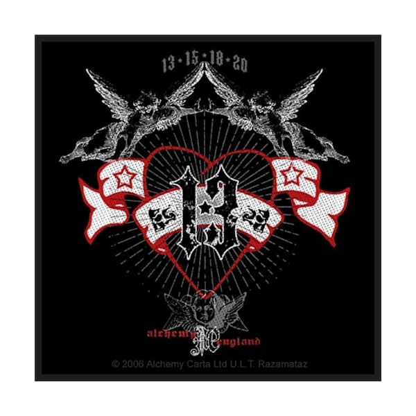 Alchemy Angels Of Fortune Patch One Size Svart/Röd/Vit Black/Red/White One Size