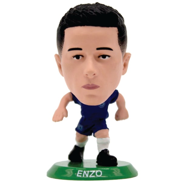 Chelsea FC Enzo Fernandez SoccerStarz fotbollsfigur One Siz Blue/Red/Gold One Size