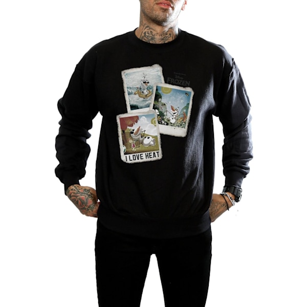 Frozen Herr Olaf Polaroid Sweatshirt 3XL Svart Black 3XL