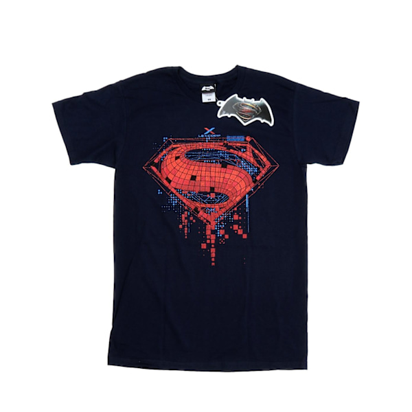 DC Comics Boys Superman Geo Logo T-Shirt 7-8 år Marinblå Navy Blue 7-8 Years