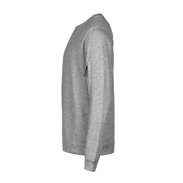 Tee Jays Herr Crew Neck Athletic Sweatshirt S Heather Grey Heather Grey S