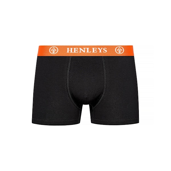Henleys Mens Primas Boxershorts (5-pack) L Svart Black L