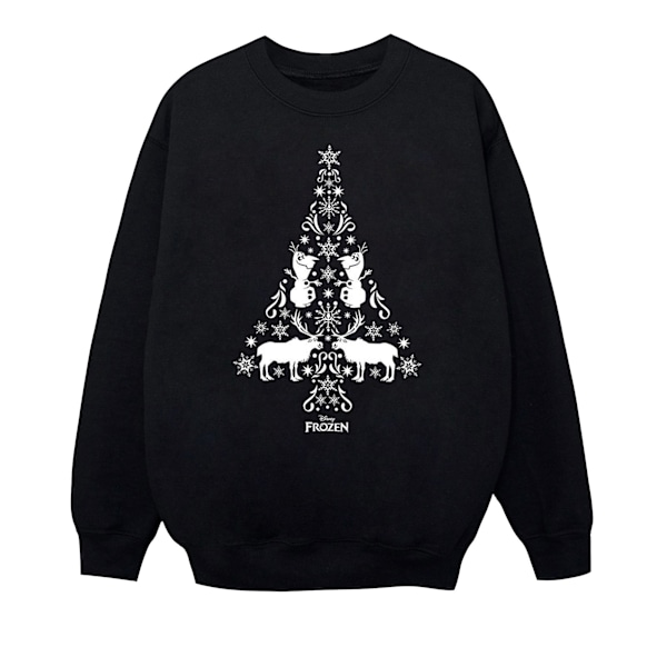 Disney Boys Frozen Julgran Sweatshirt 9-11 År Svart Black 9-11 Years