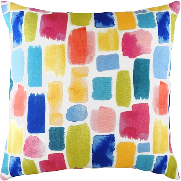 Evans Lichfield Aquarelle Dash Kuddeöverdrag En Storlek Flerfärgad Multicoloured One Size
