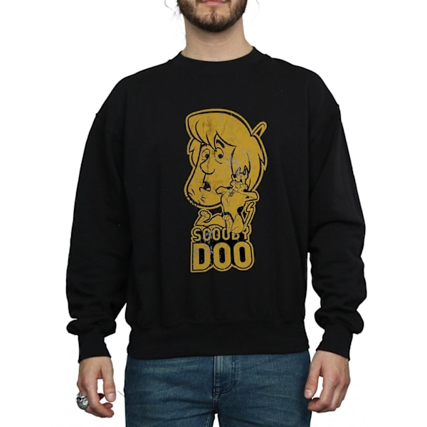 Scooby Doo Herr och Shaggy Sweatshirt L Svart Black L