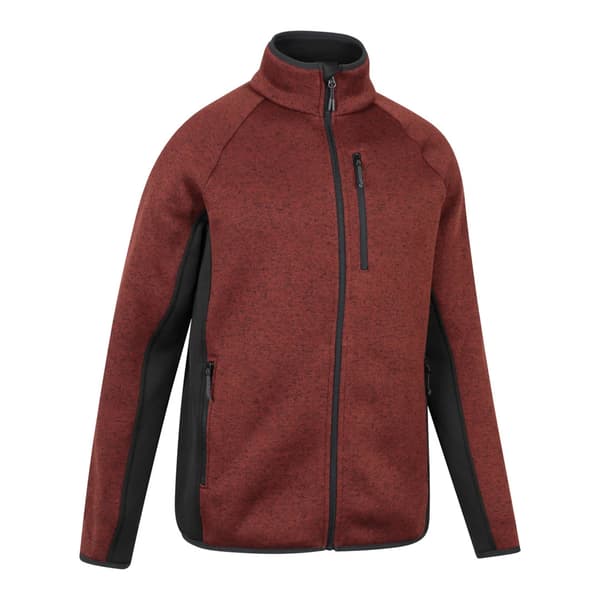 Mountain Warehouse Treston Fleecejacka med hel dragkedja för män S Rost Rust S