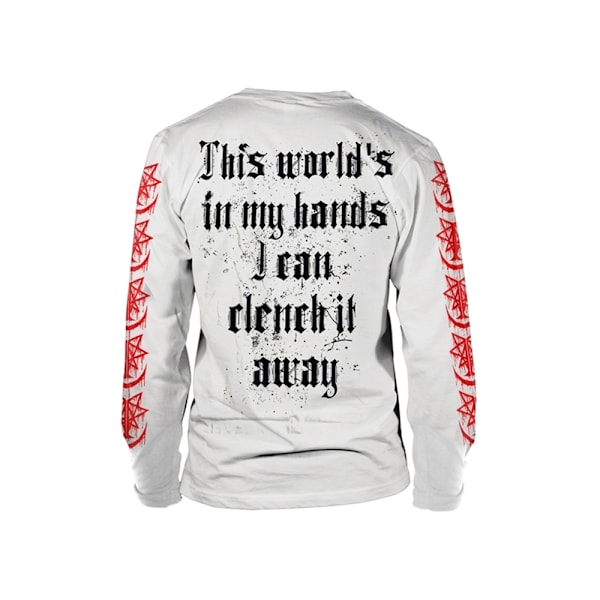 Ingested Unisex Vuxen Butcher Långärmad T-shirt S Vit White S