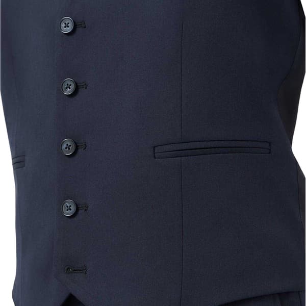 Twisted Tailor Herr Slim Västar 46 i Marinblå Navy 46 in