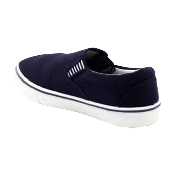 Dek Gusset Casual Canvas Yachting Shoes 12 UK Marinblå Navy Blue 12 UK