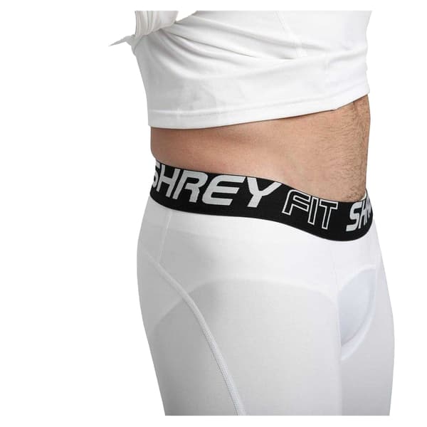 Shrey Herr Intense Base Layer Shorts M S Vit White M S