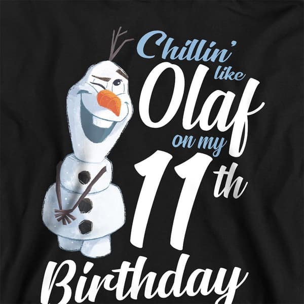 Frozen Barn/Barn Chillin Like Olaf 11-årsdag Tröja Navy 7-8 Years