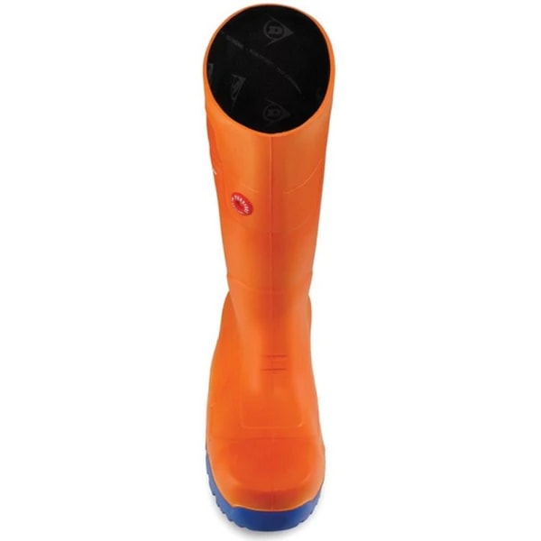 Dunlop Unisex Adult FieldPro Thermo+ säkerhetsstövlar för Wellington 10 Orange 10 UK