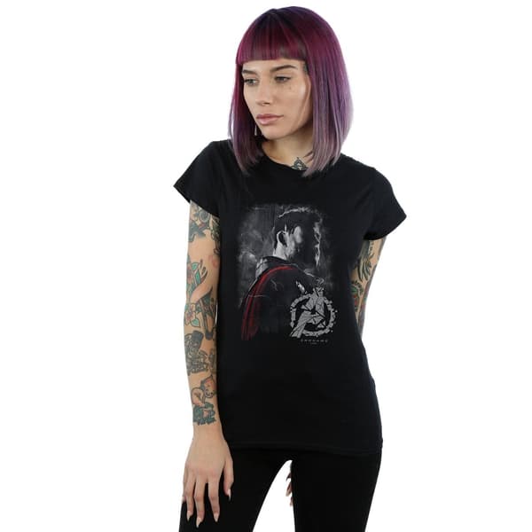 Marvel Dam/Dam Avengers Endgame Thor Borstad Bomulls T-shirt Black XL