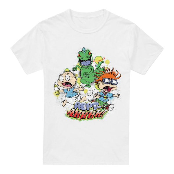 Rugrats Herr Rept-Ahhhhh! Tommy & Chucky T-Shirt S Vit White S
