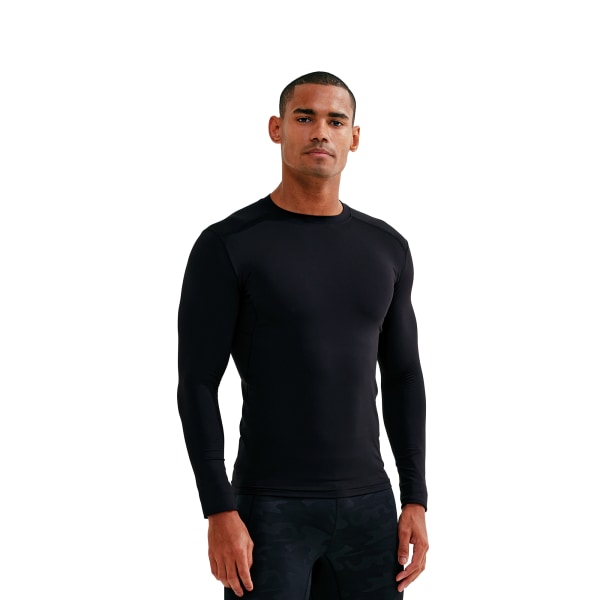 TriDri Mens Performance Baselayer Topp 2XL Svart Black 2XL