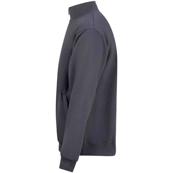 PRO RTX Herr Full Zip Sweatshirt M Enfärgad Grå Solid Grey M