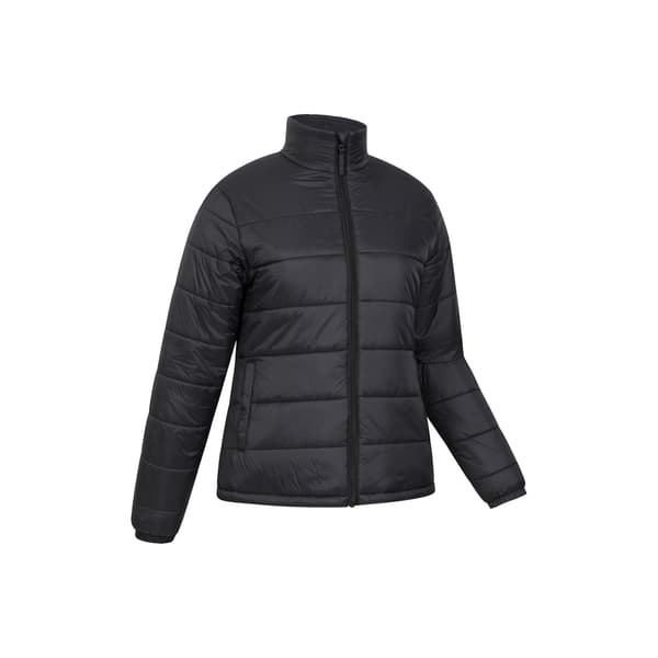 Mountain Warehouse Dam/Dam Essentials Lättviktig Vadderad Black 14 UK