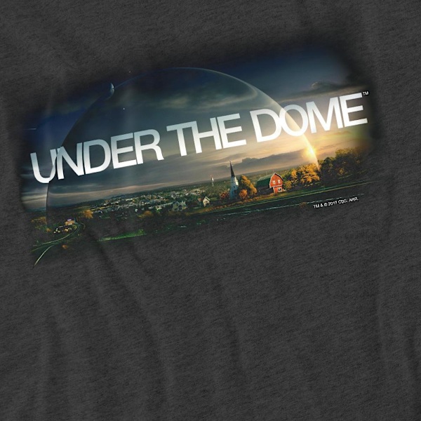 Under the Dome Unisex Vuxen Key Art T-Shirt XL Kolgrå Charcoal XL