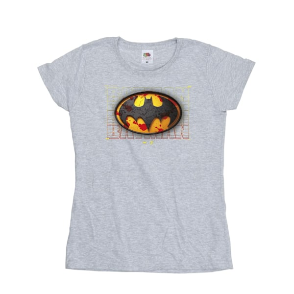 DC Comics Dam/Kvinnor The Flash Batman Röd Splatter Bomull T- Sports Grey S