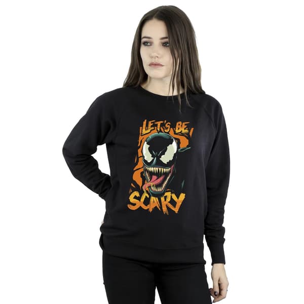 Venom Dam/Dam Let´s Be Scary Sweatshirt M Svart Black M