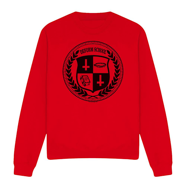 Hell Fest Unisex Vuxen Deform School Sweatshirt S Röd Red S