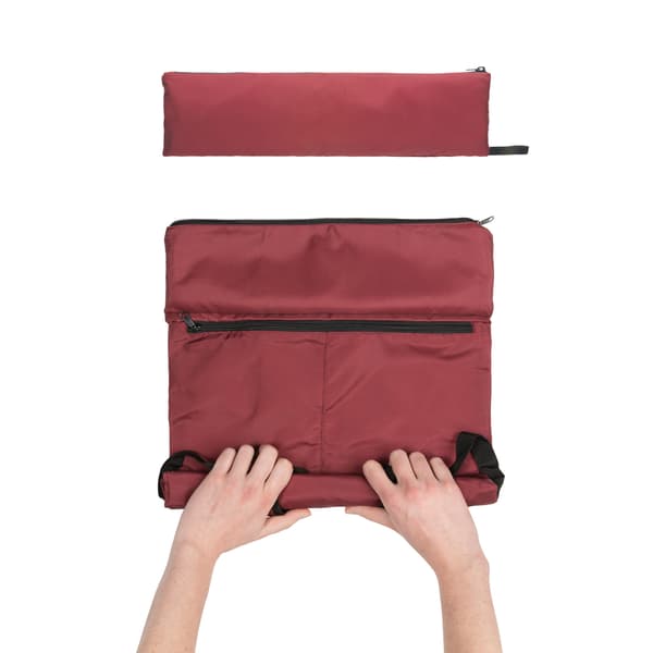 XD Collection Dillon Vikbar RPET Lättviktig 20L Ryggsäck One Red One Size