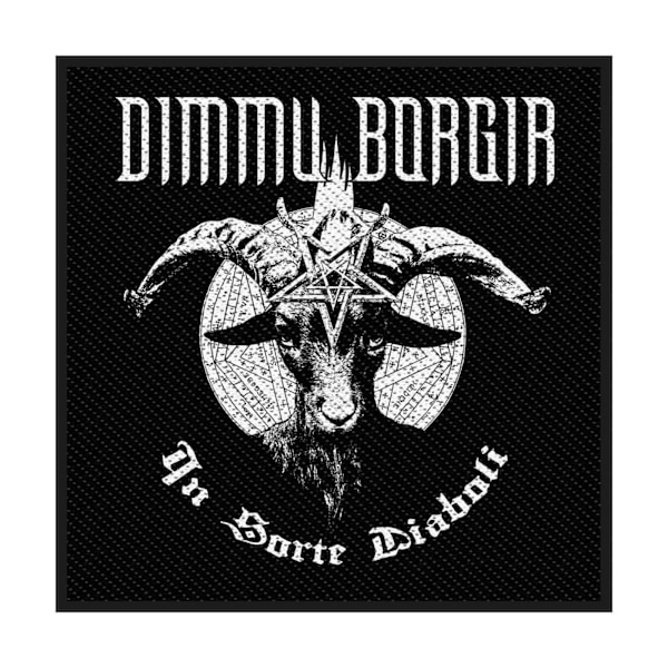 Dimmu Borgir In Sorte Diaboli Patch One Size Svart/Vit Black/White One Size