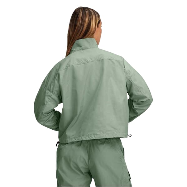 Under Armour Dam/Dam Vävd Performance Drop Shoulder Vindjacka Green L