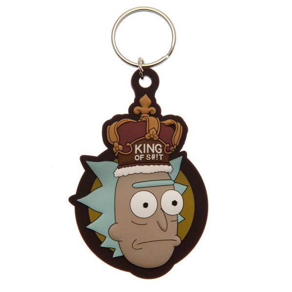 Rick And Morty King Of Shit gumminyckelring One Size Brun Brown One Size