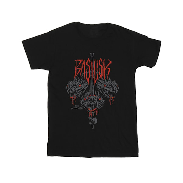 Netflix The Witcher Basilisk T-shirt för män, 4XL, svart Black 4XL