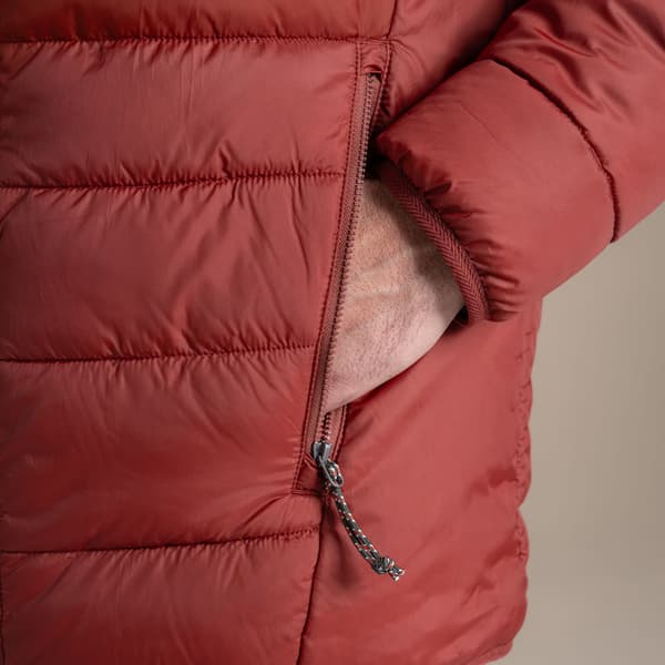 Craghoppers Herr Compresslite IX Hooded Padded Jacket S Red Jas Red Jasper S
