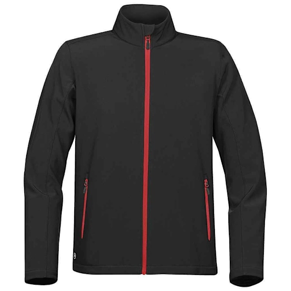 Stormtech Orbiter Softshelljacka för herr XL Svart/Ljusröd Black/Bright Red XL