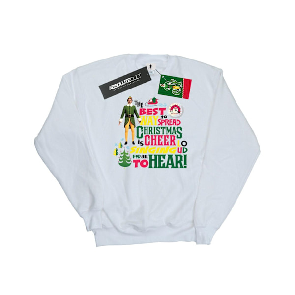 Elf Herr Julglädje Sweatshirt XL Vit White XL