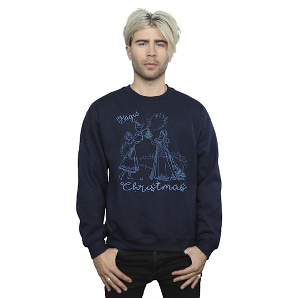 Disney Herr Frozen Magic Jultröja S Marinblå Navy Blue S
