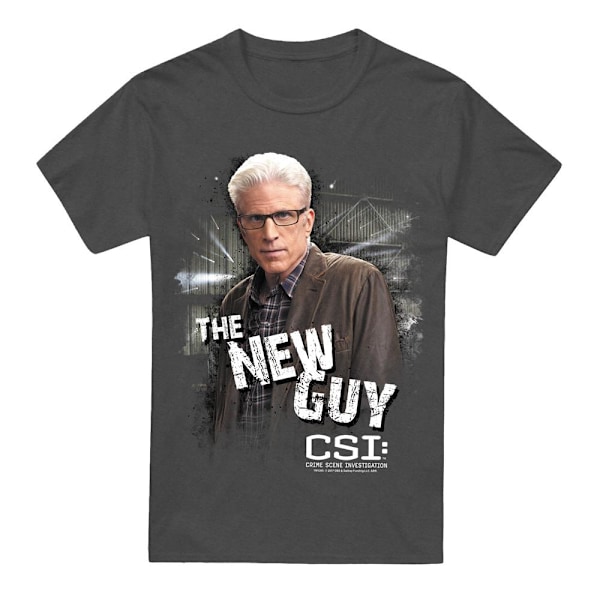 CSI Unisex Vuxen The New Guy T-Shirt S Kolgrå Charcoal S