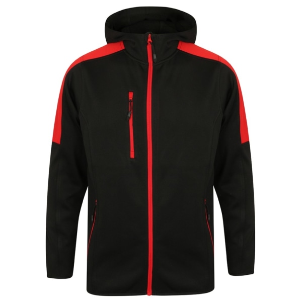 Finden & Hales Herr Typ IIR BFE Active Soft Shell Jacket XS Bl Black/Red XS